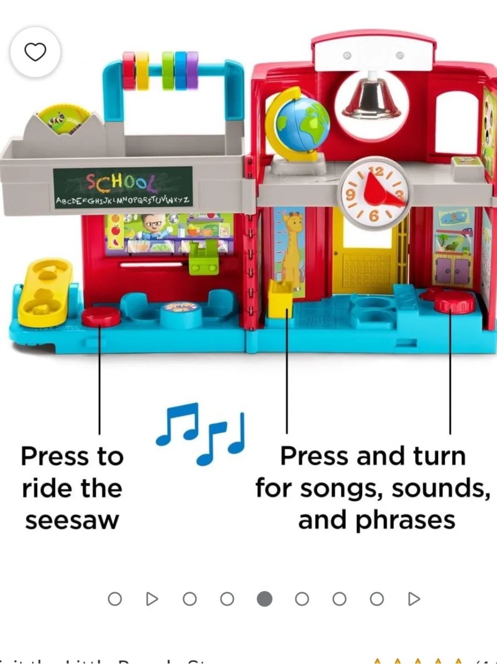 Fisher-Price Little People Friendly School- Foldable Playhouse Ages 1-5